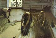 Gustave Caillebotte The Floor Strippers Norge oil painting reproduction